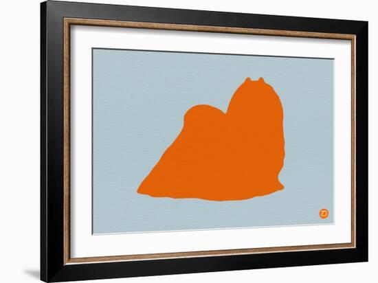 Maltese Orange-NaxArt-Framed Art Print