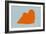 Maltese Orange-NaxArt-Framed Art Print