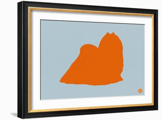 Maltese Orange-NaxArt-Framed Art Print