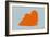 Maltese Orange-NaxArt-Framed Art Print