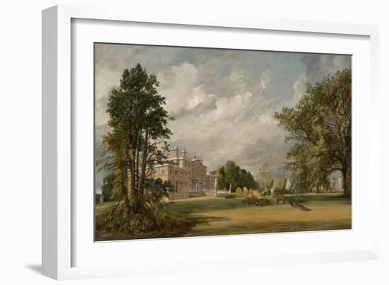 Malvern Hall, 1821 (Oil on Canvas)-John Constable-Framed Giclee Print