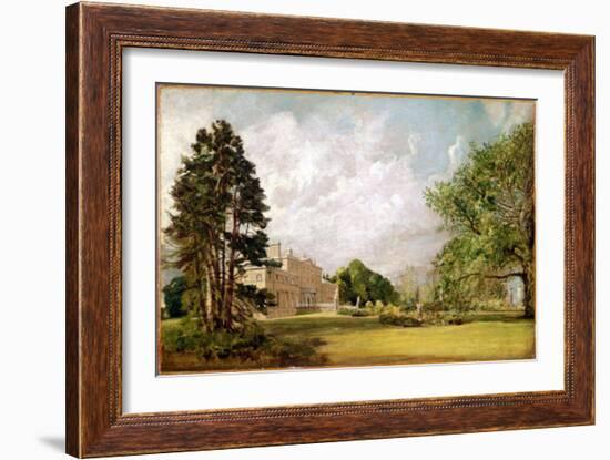 Malvern Hall, Warwickshire, c.1820-21-John Constable-Framed Giclee Print