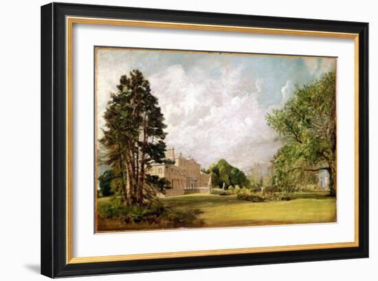 Malvern Hall, Warwickshire, c.1820-21-John Constable-Framed Giclee Print
