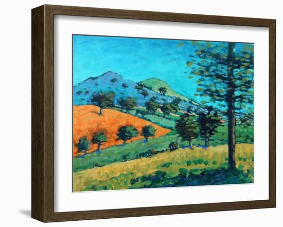 Malvern Hills-Paul Powis-Framed Giclee Print