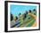 Malvern Spring, 2021 (acrylic on board)-Paul Powis-Framed Giclee Print