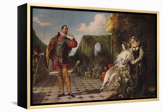 'Malvolio and the Countess', c1840, (c1915)-Daniel Maclise-Framed Premier Image Canvas
