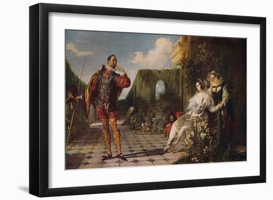 'Malvolio and the Countess', c1840, (c1915)-Daniel Maclise-Framed Giclee Print