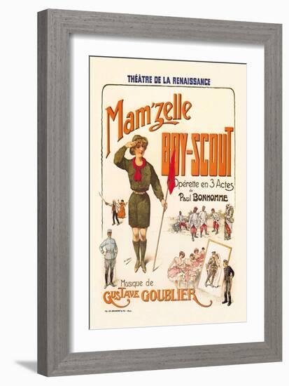 Mam'zelle Boy-Scout-null-Framed Premium Giclee Print