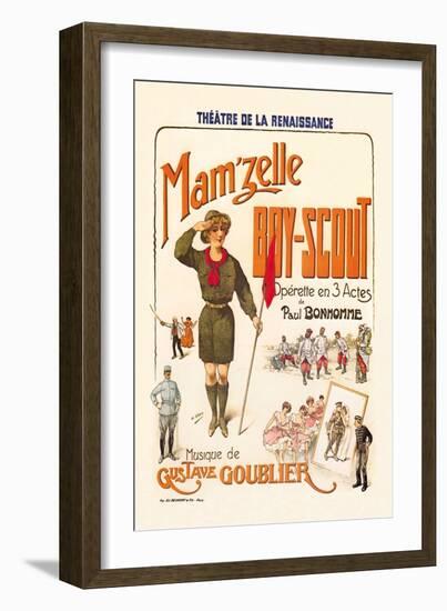 Mam'zelle Boy-Scout-null-Framed Premium Giclee Print