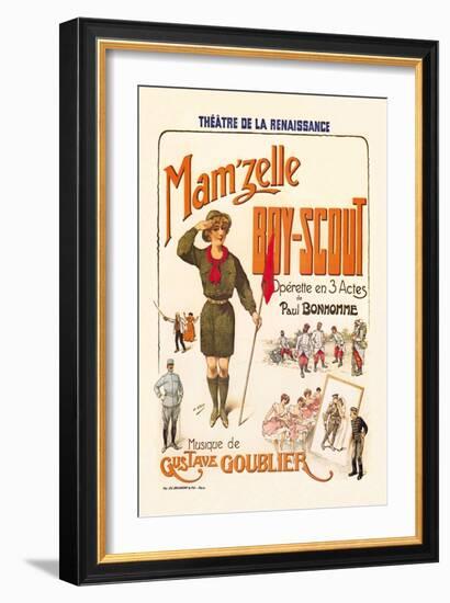 Mam'zelle Boy-Scout-null-Framed Premium Giclee Print