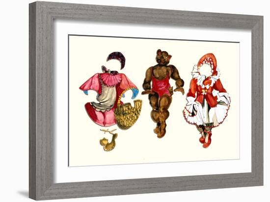 Mama Bear Paper Doll-Zelda Fitzgerald-Framed Art Print