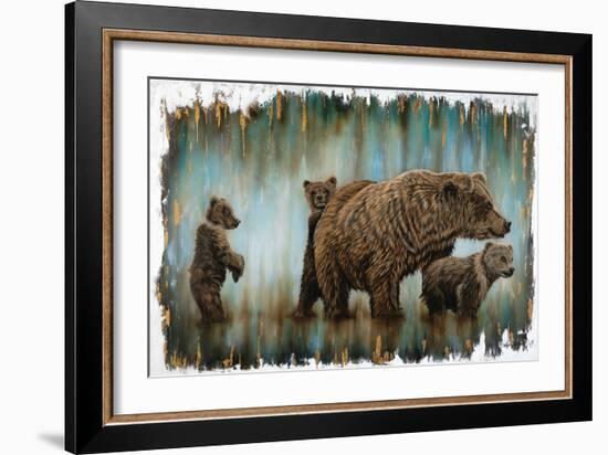 Mama Bear's Protection-Angela Bawden-Framed Art Print