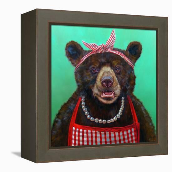 Mama Bear-Lucia Heffernan-Framed Stretched Canvas