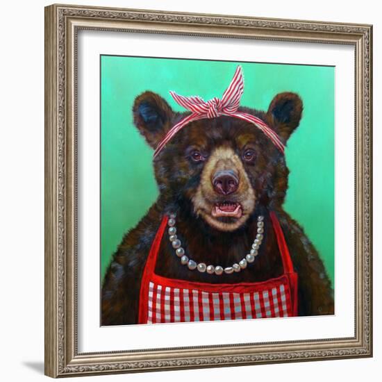 Mama Bear-Lucia Heffernan-Framed Art Print