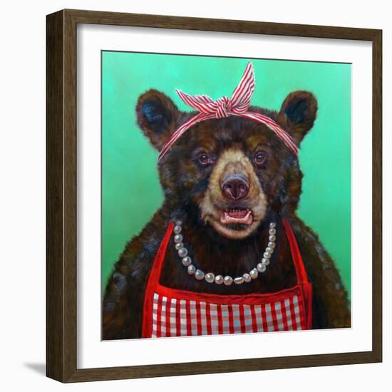 Mama Bear-Lucia Heffernan-Framed Art Print