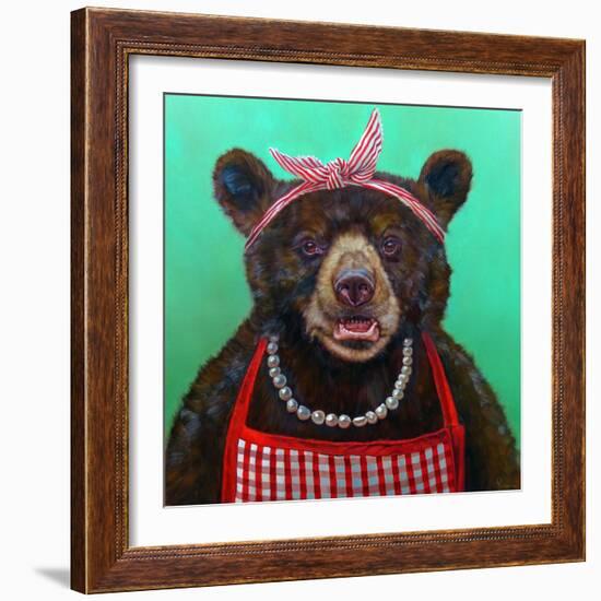 Mama Bear-Lucia Heffernan-Framed Art Print