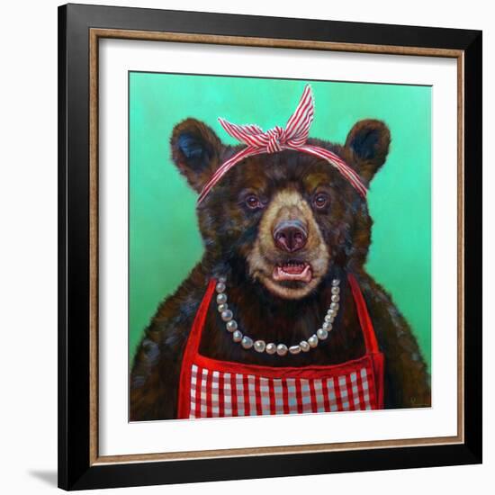 Mama Bear-Lucia Heffernan-Framed Art Print