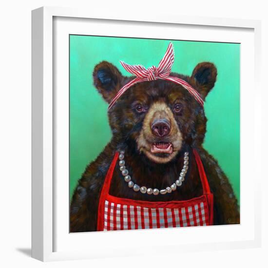 Mama Bear-Lucia Heffernan-Framed Art Print