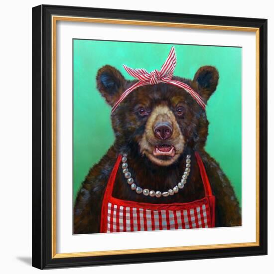 Mama Bear-Lucia Heffernan-Framed Art Print