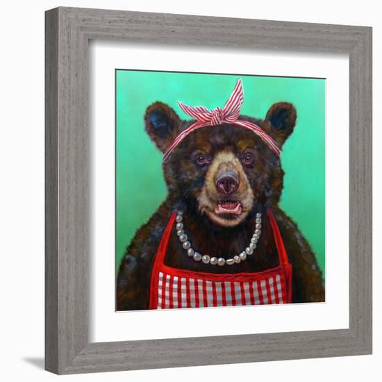 Mama Bear-Lucia Heffernan-Framed Art Print