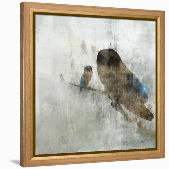 Mama Owl and Baby-Ken Roko-Framed Stretched Canvas