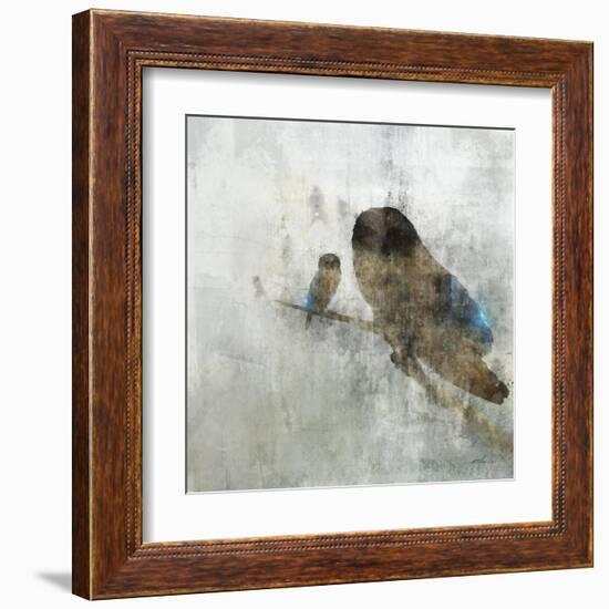 Mama Owl and Baby-Ken Roko-Framed Art Print