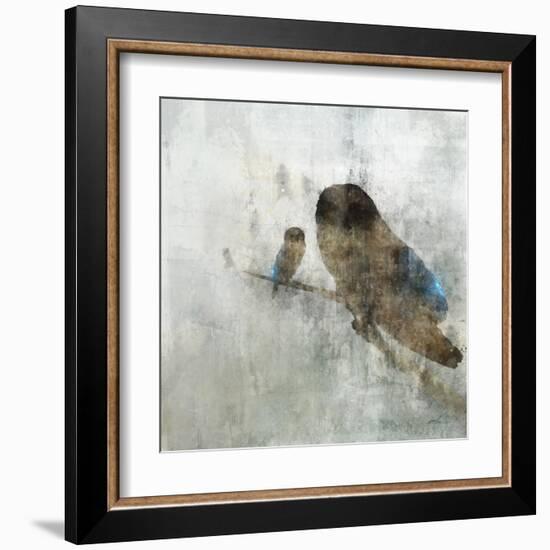 Mama Owl and Baby-Ken Roko-Framed Art Print