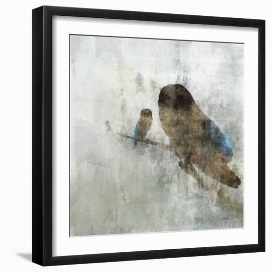 Mama Owl and Baby-Ken Roko-Framed Art Print