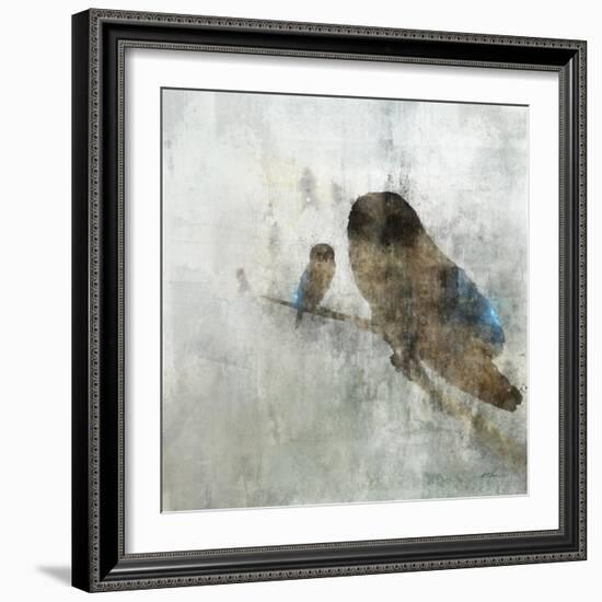 Mama Owl and Baby-Ken Roko-Framed Art Print