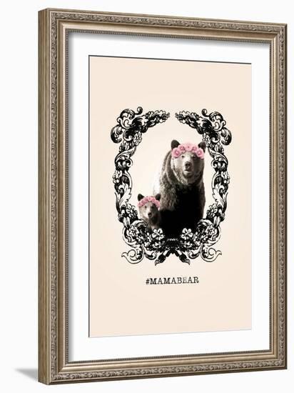 #MamaBear-null-Framed Art Print