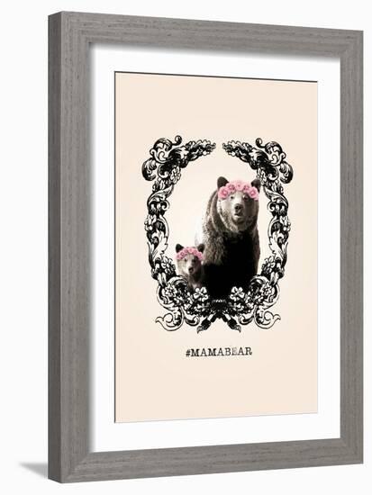 #MamaBear-null-Framed Art Print