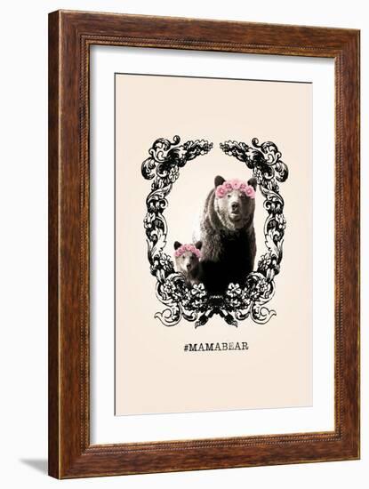 #MamaBear-null-Framed Art Print