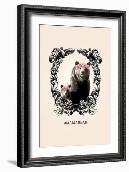 #MamaBear-null-Framed Art Print