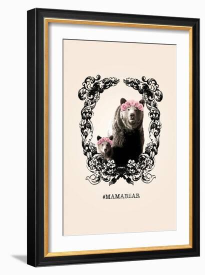 #MamaBear-null-Framed Art Print