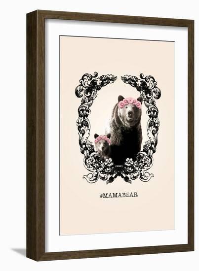 #MamaBear-null-Framed Premium Giclee Print