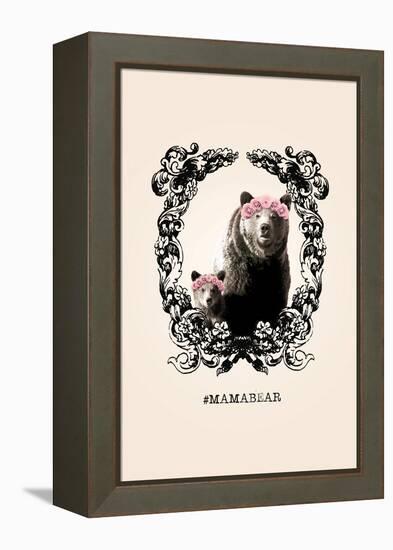 #MamaBear-null-Framed Stretched Canvas