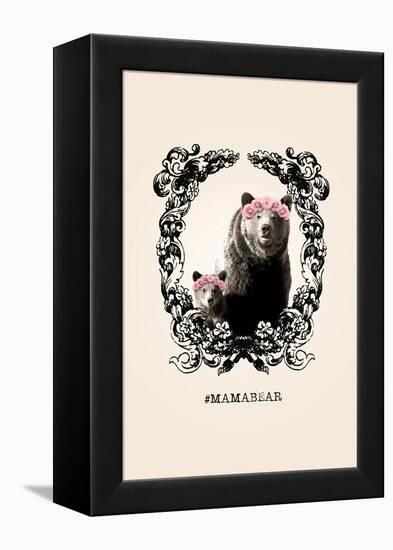 #MamaBear-null-Framed Stretched Canvas