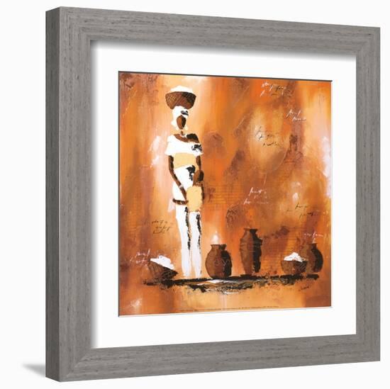 Maman et Moi I-Johanna-Framed Art Print