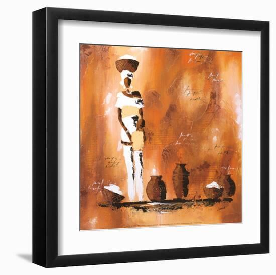 Maman et Moi I-Johanna-Framed Art Print