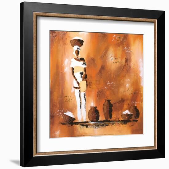 Maman et Moi I-Johanna-Framed Art Print