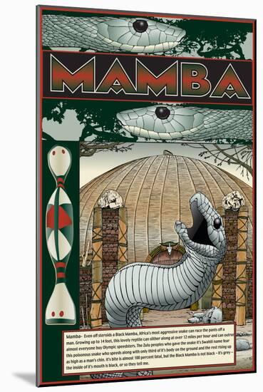 Mamba-Wilbur Pierce-Mounted Art Print