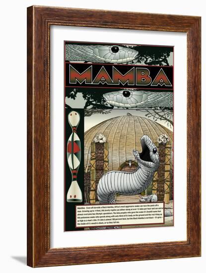 Mamba-Wilbur Pierce-Framed Art Print