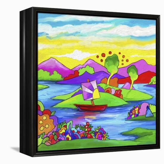 Mamboland Landscape-815-Howie Green-Framed Premier Image Canvas