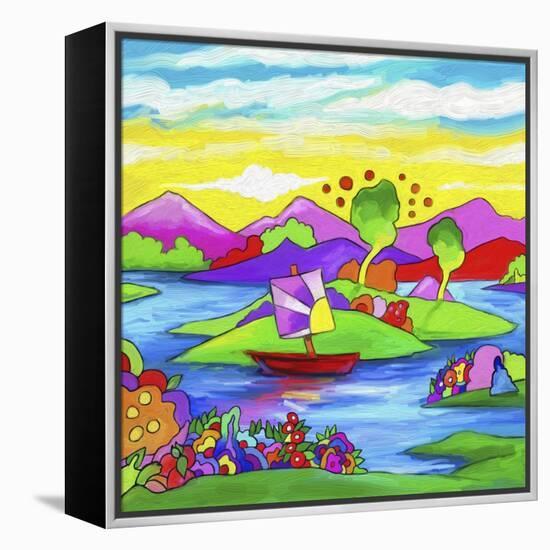 Mamboland Landscape-815-Howie Green-Framed Premier Image Canvas