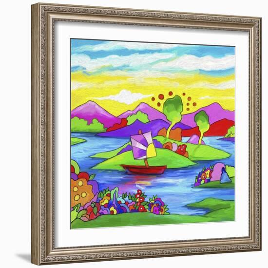 Mamboland Landscape-815-Howie Green-Framed Giclee Print