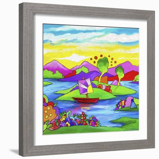 Mamboland Landscape-815-Howie Green-Framed Giclee Print