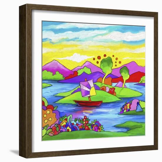 Mamboland Landscape-815-Howie Green-Framed Giclee Print