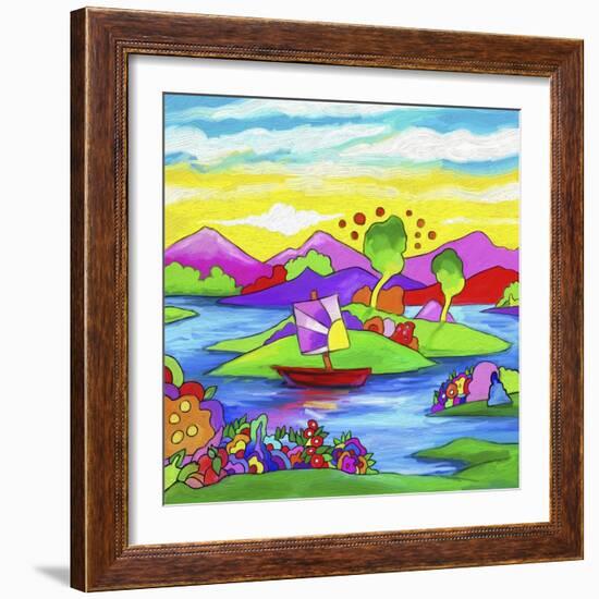 Mamboland Landscape-815-Howie Green-Framed Giclee Print