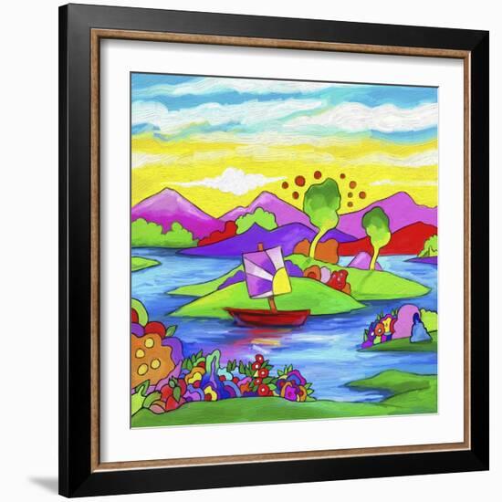 Mamboland Landscape-815-Howie Green-Framed Giclee Print