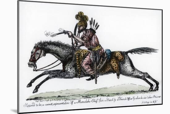 Mameluke Chief, 1798-James Gillray-Mounted Giclee Print